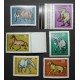 BULGARIA FAUNA SERIE COMPLETA DE ESTAMPILLAS NUEVAS MINT DINOSAURIOS